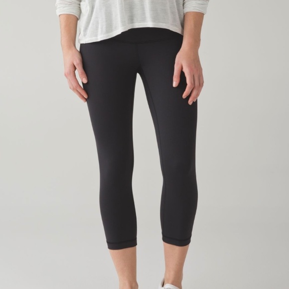 Lululemon Wunder Under Crop 21" Hi-Rise (Size 2) - Picture 1 of 10